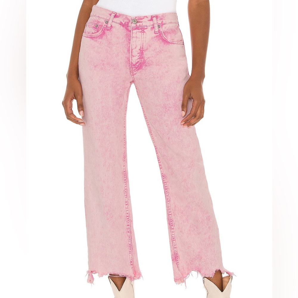 Free People Pink Jeans